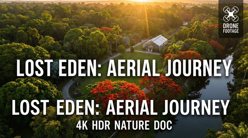 蜜芽稀有植物视频-航拍植物园全景视频