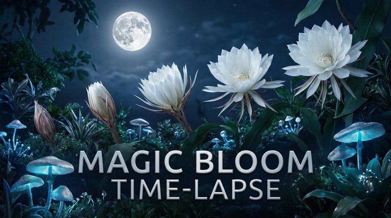 蜜芽获奖视频-夜间开花延时视频